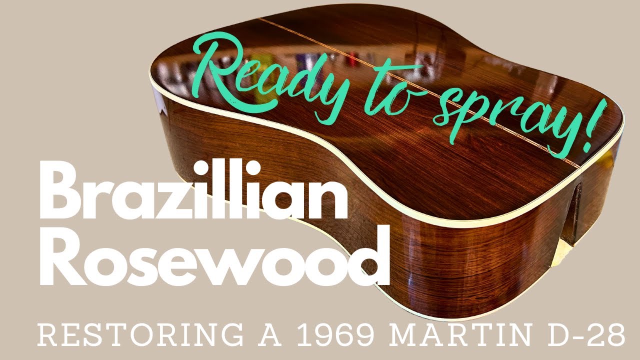 1969 Martin D-28 Restoration - Part 6 | Spraying the body