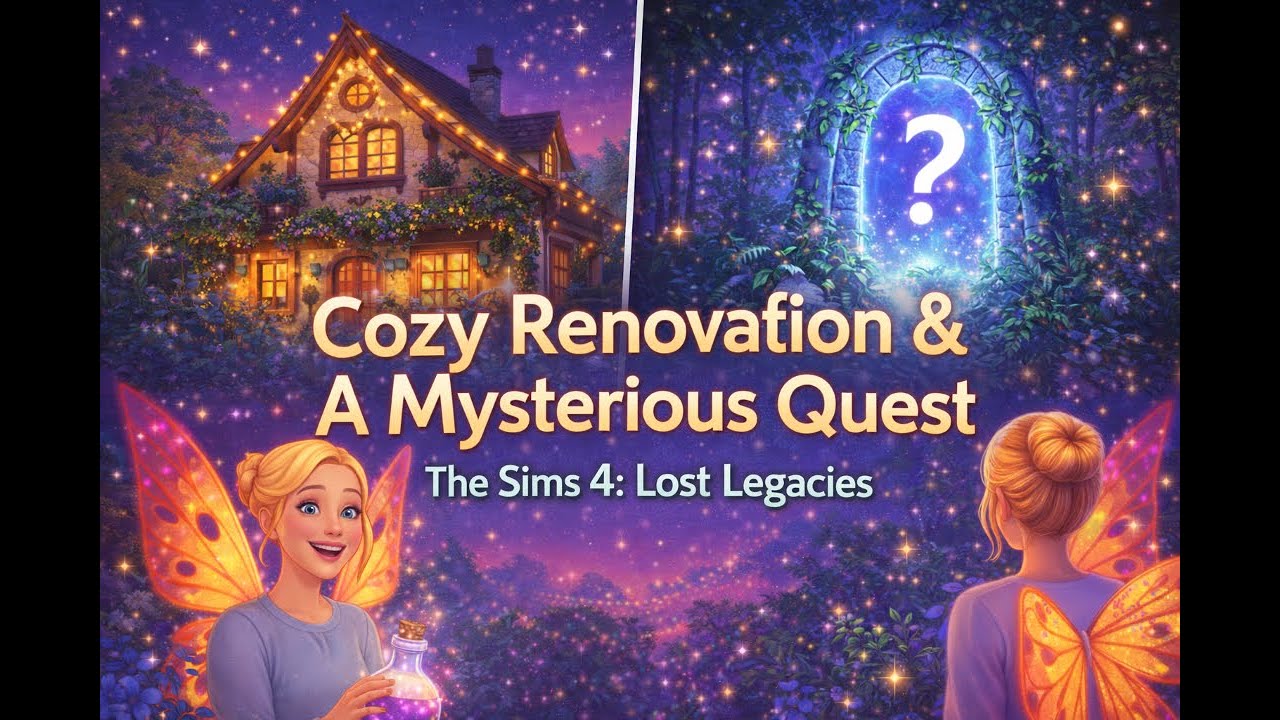 Sims 4 Fairy Tale | Episode 11: Our Magical Home + A Haunting New Quest