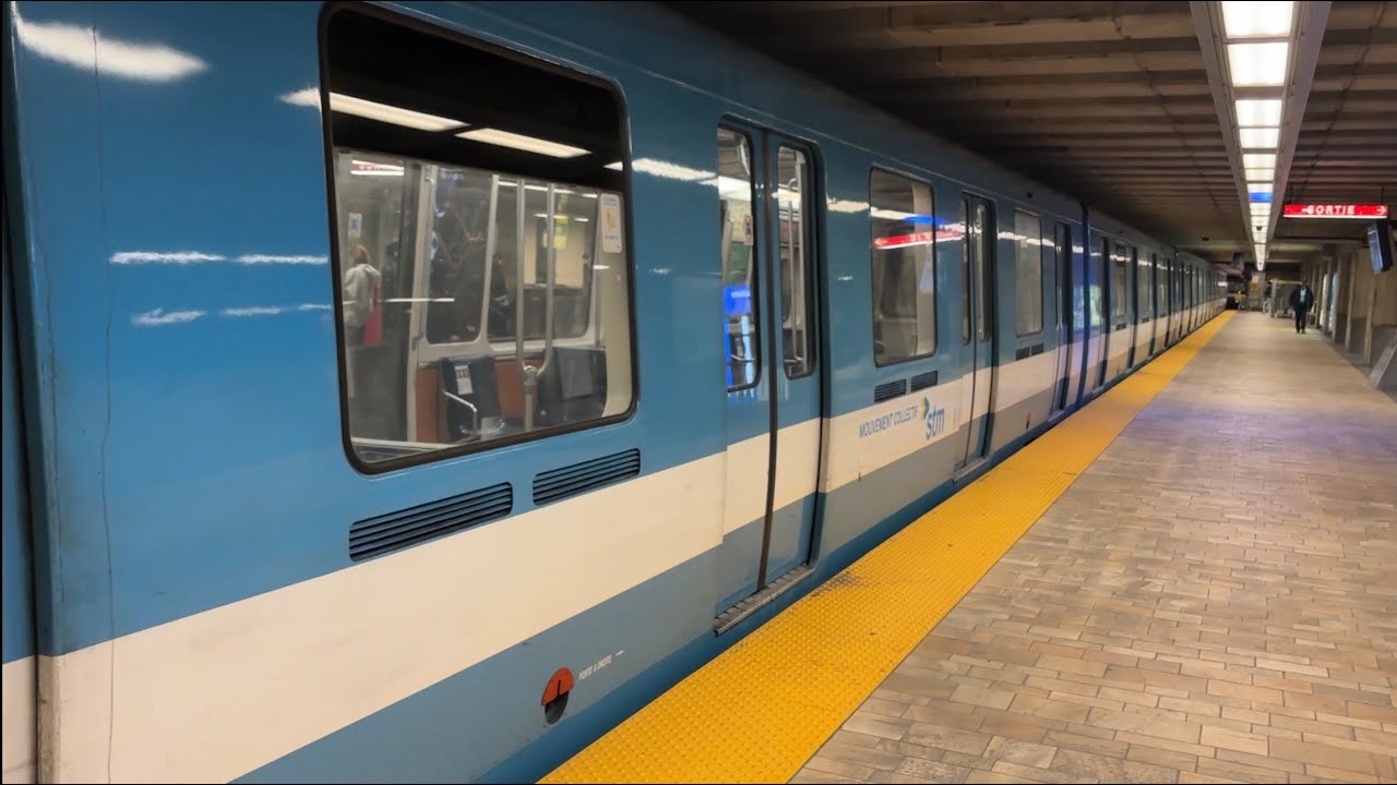 MONTREAL METRO YELLOW LINE RIDE