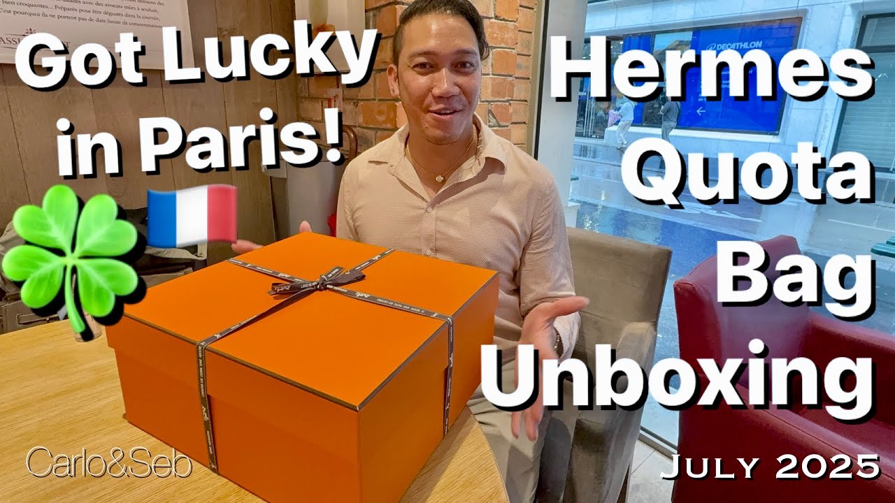 I Got Lucky in Paris & Scored My Hermes 2nd Quota Bag | Carlo&Seb