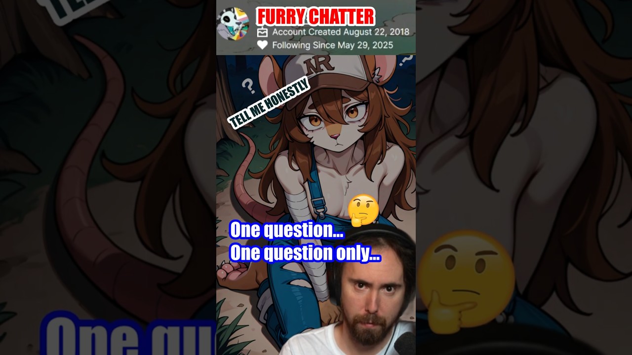 Asmongold Asks Viewer LIVE: &lsquo;Are You a Furry?&rsquo; &mdash; AI Art Debate Explodes