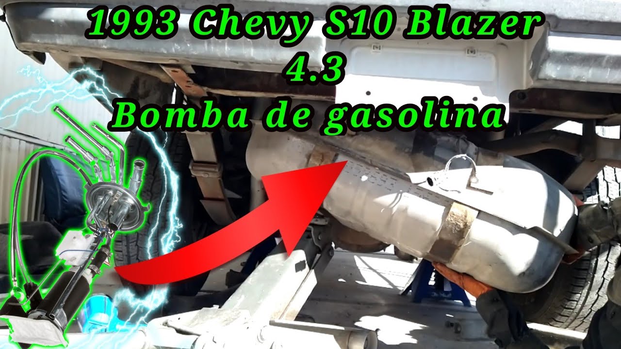 1993 Chevy S10 Blazer 4.3 Cómo cambiar la bomba de gasolina ( How to change the fuel pump )