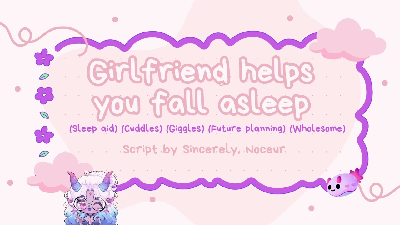 Girlfriend helps you fall asleep ASMR (Flirty) (Wholesome) (Comforting)