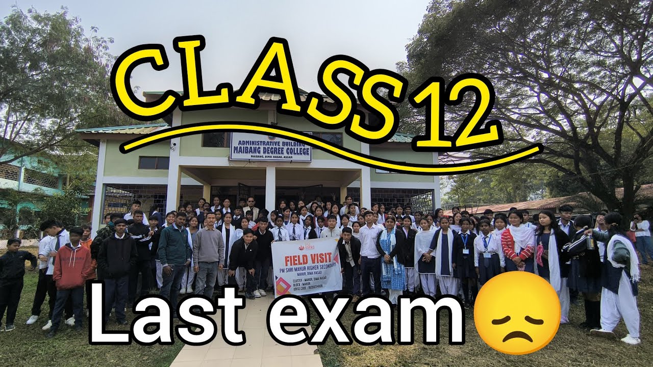 Last Day of Class 12 Board Exams | Full Vlog| mahur higher secondary school 🏫