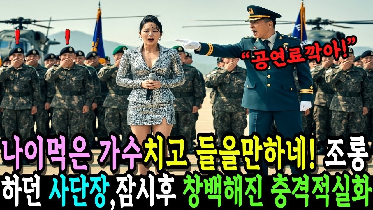 억울하게 쫒겨난언니의 복수를위해 군부대 위문공연온 가수동생,잠시후 조롱하던 사단장얼굴이 창백해진이유충격실화오디오북