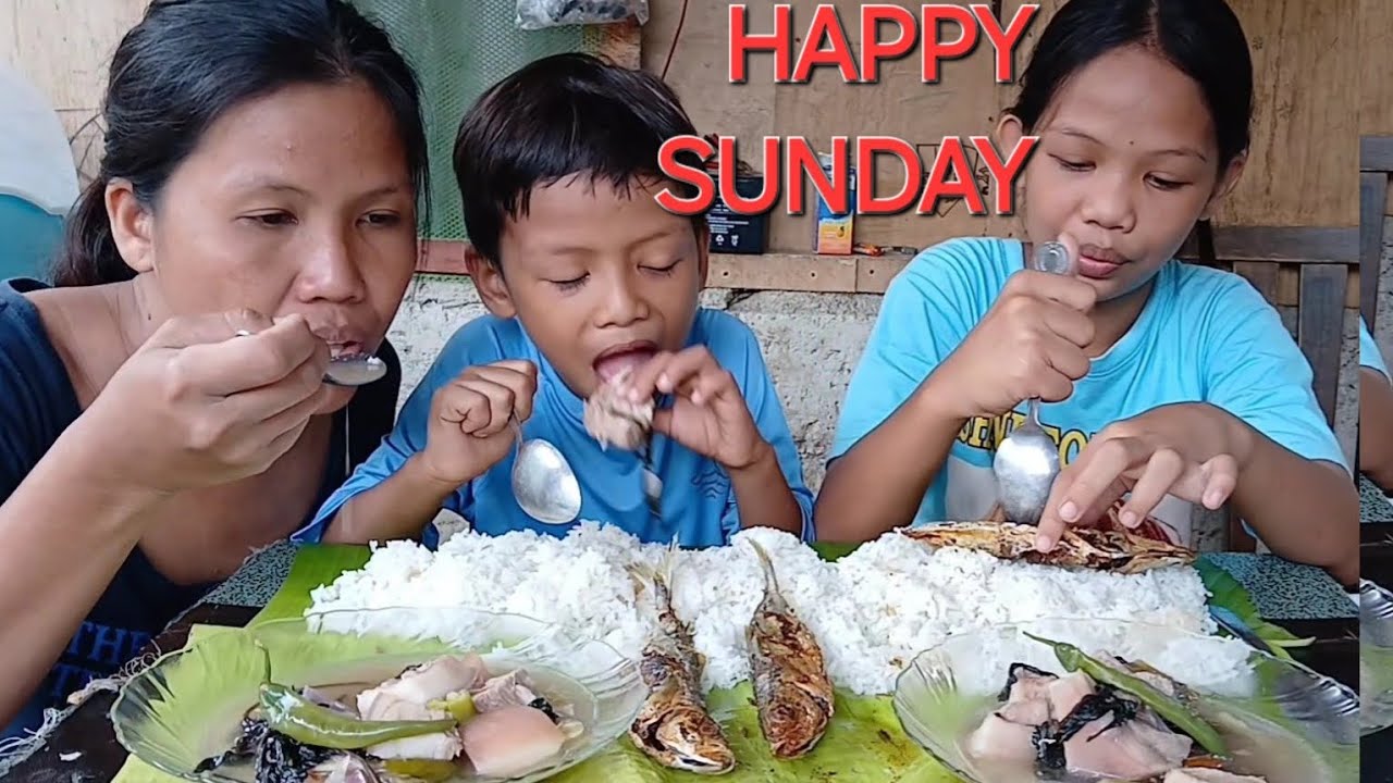 SINIGANG NA BABOY AT PRITONG GALUNGGONG ANG ULAM
