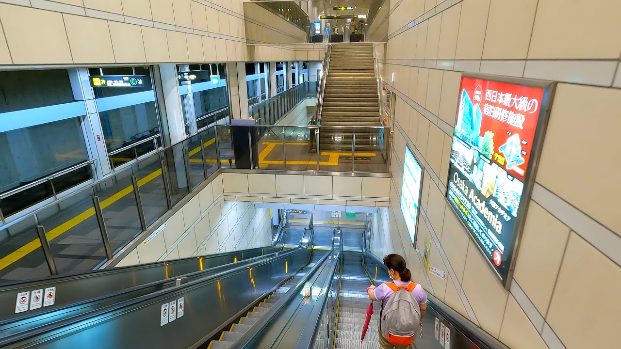 【大阪】コスモスクエア駅【4K】