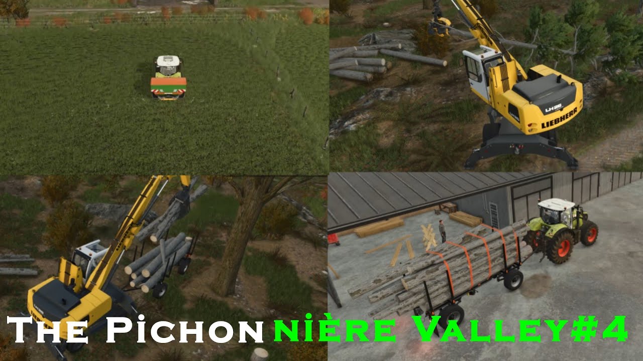 🇫🇷 Spreading solid fertilizer, I need money for new field. Let's start cut woods