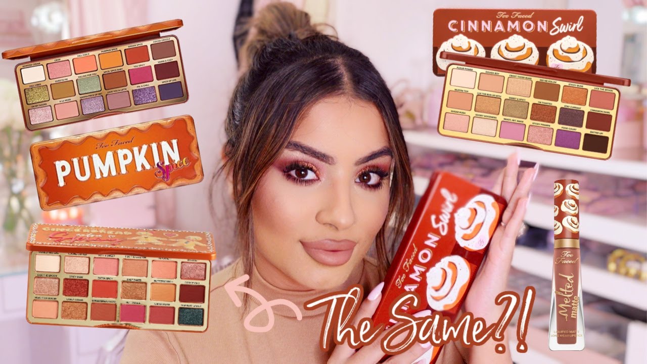 Fall Makeup ft. New Toofaced Cinnamon Swirl Palette + Beauty Room Updates