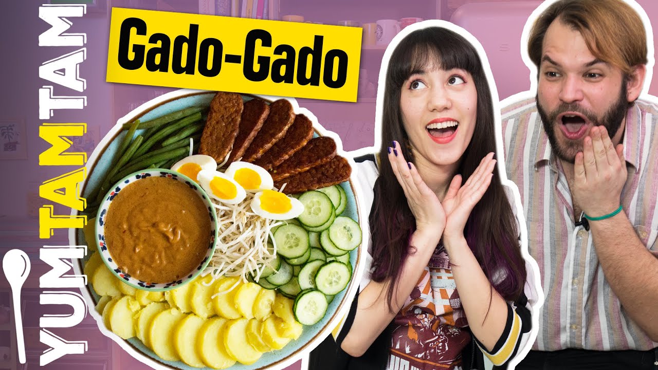 Indonesisches Gado-Gado // Mit Erdnusssoße // #yumtamtam