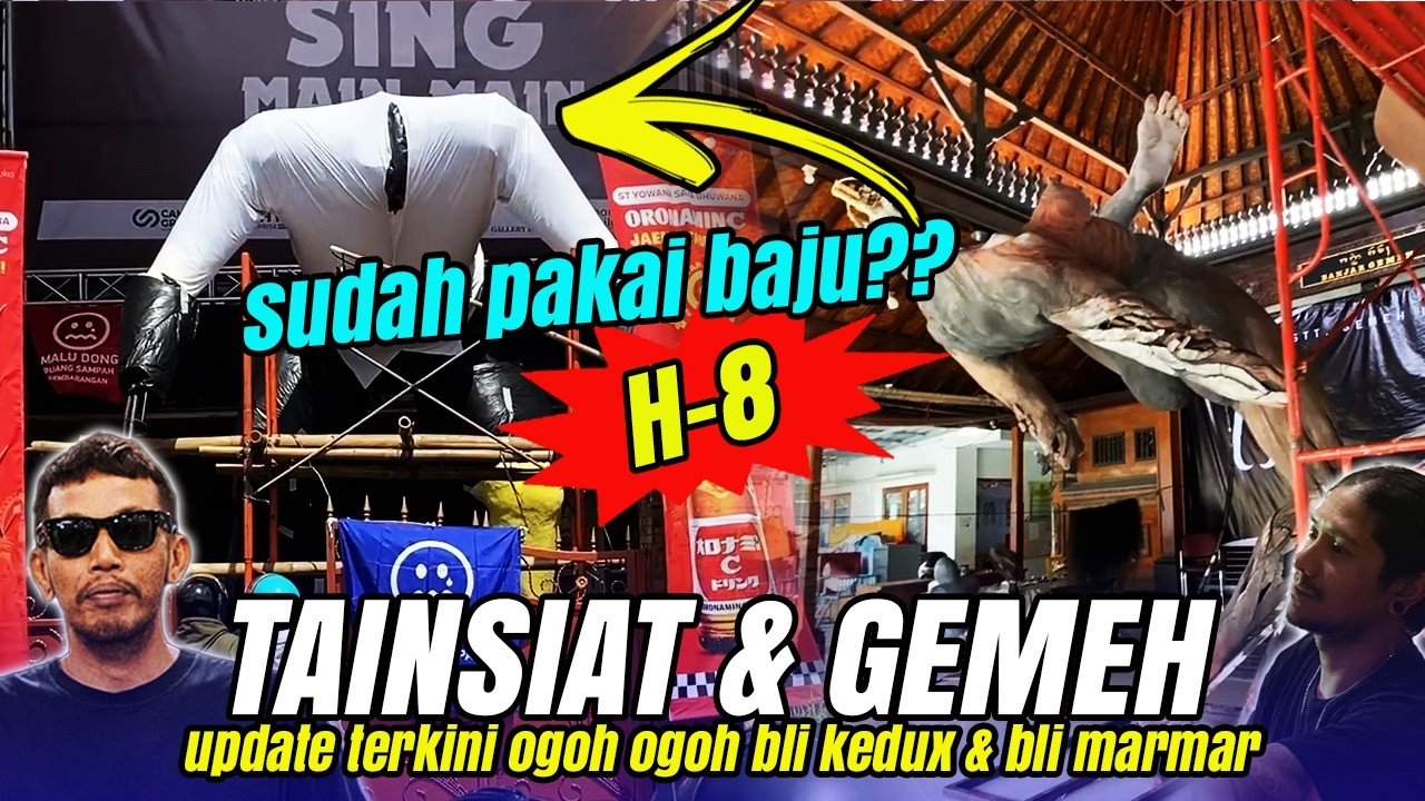 UPDATE H-8 OGOH OGOH TAINSIAT & GEMEH SEMAKIN PENASARAN HASIL AKHIRNYA #tainsiat #gemeh