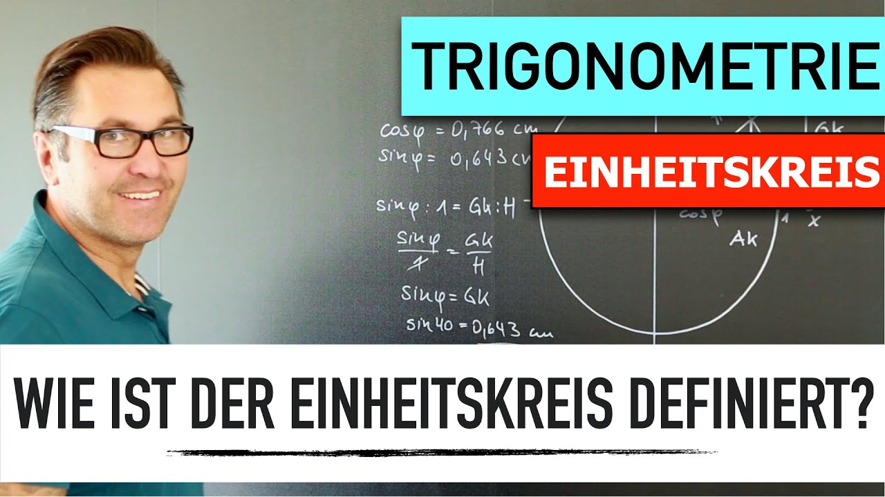 Sinus und Cosinus im Einheitskreis | Was ist der Einheitskreis? | Kosinus | Sinus | Tangens