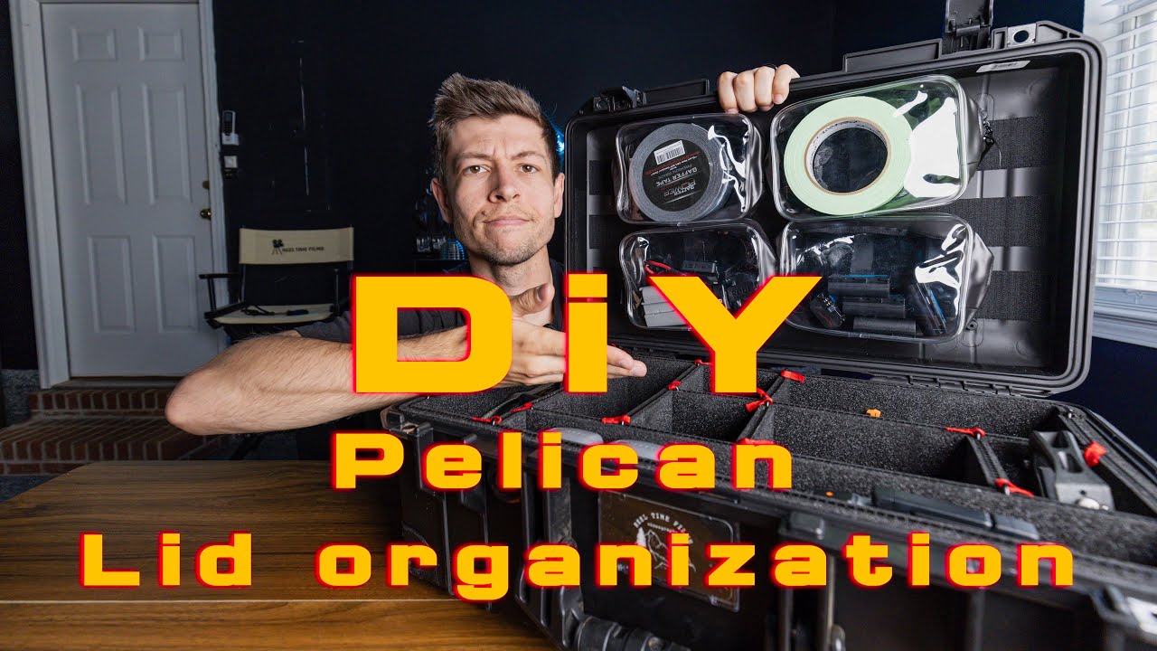 Best DIY Pelican Case Lid Organizer. $35!