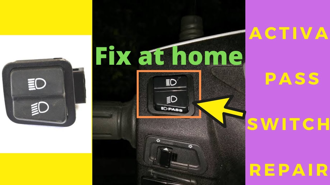 ACTIVA LIGHT SWITCH | REPAIR AT HOME |