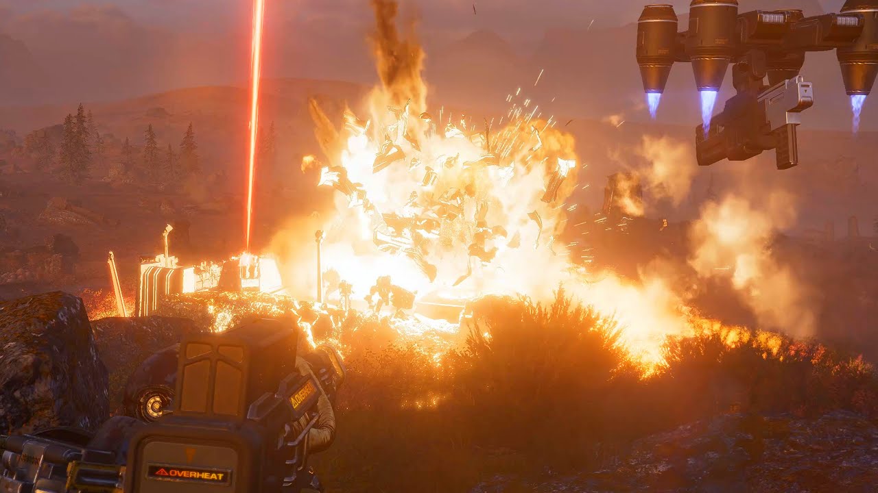 Battle with Automatons - Super Helldive Difficulty - 4K Quality - Helldivers 2