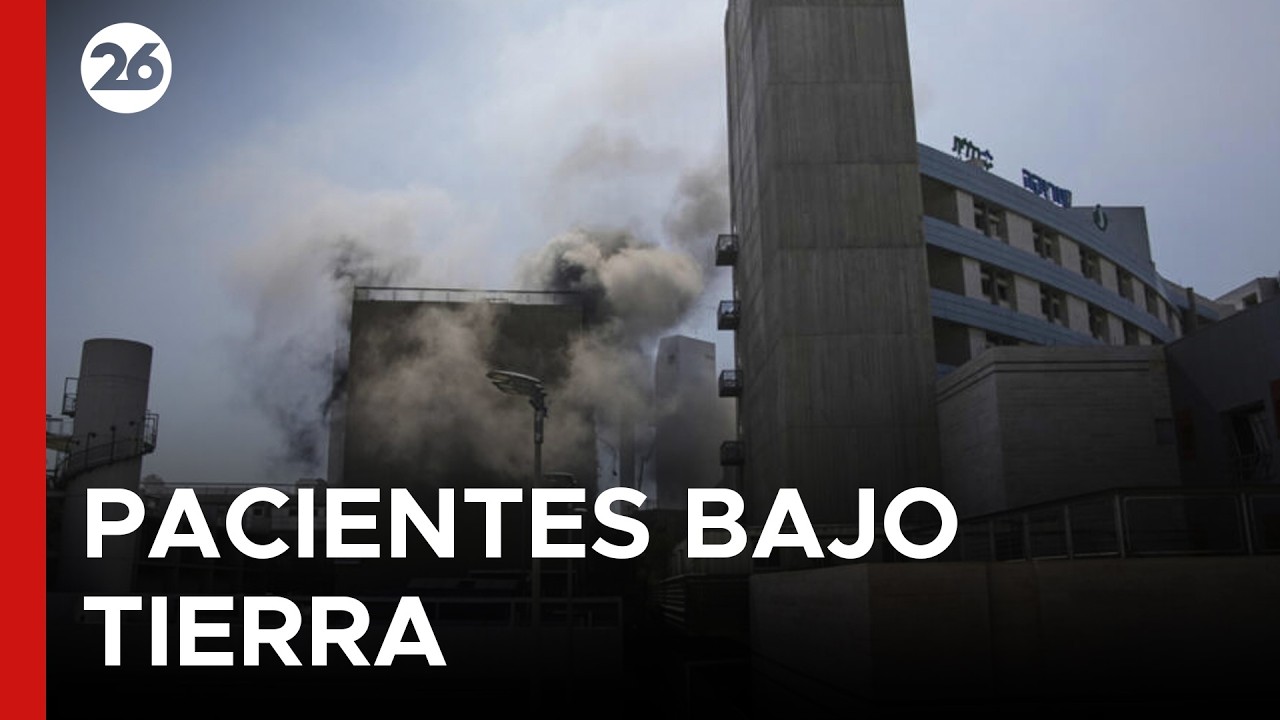 🚨 TRAS EL ATAQUE DE IRÁN | Los hospitales israelíes trasladan sus pacientes a salas subterráneas