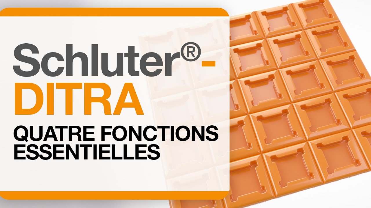Schluter®-DITRA: quatre fonctions essentielles