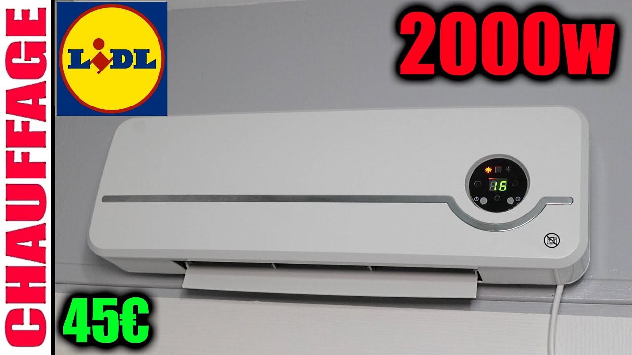 LIDL КЕРАМИЧЕСКИЙ НАСТЕННЫЙ ОБОГРЕВАТЕЛЬ SILVERCREST SKWH 2000 A2 2000W