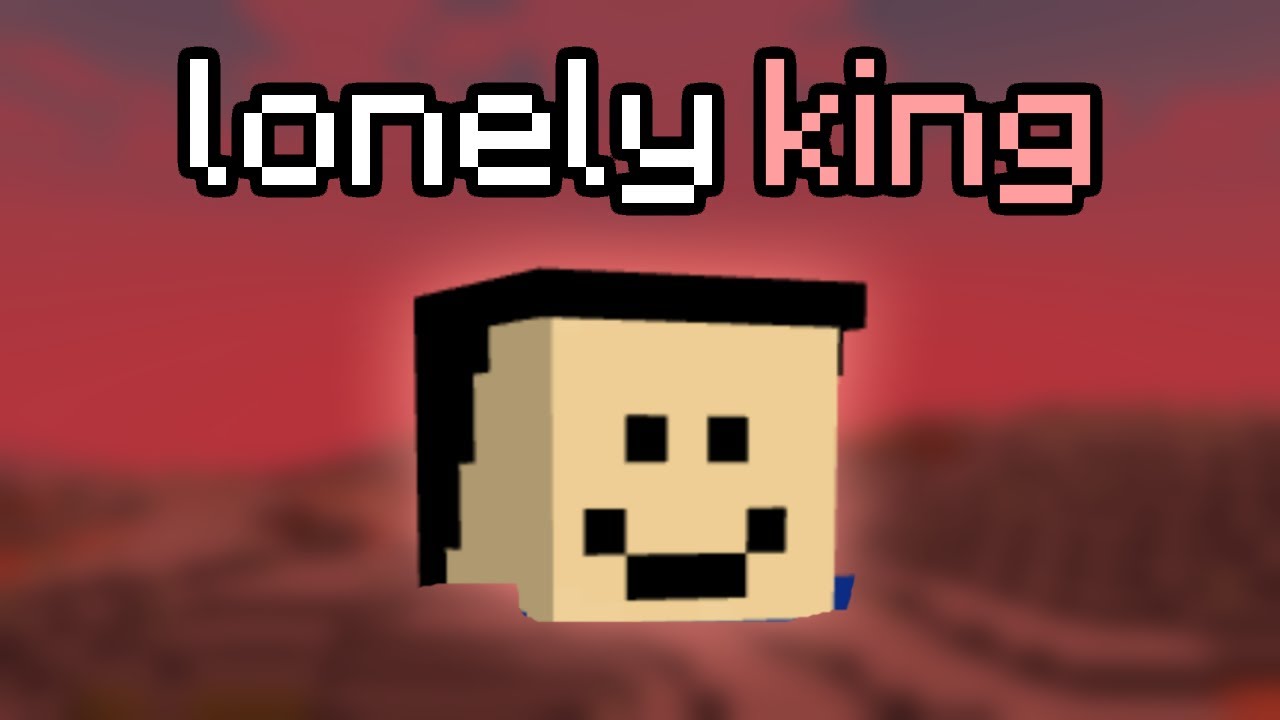 Lonely King but every line is a Minecraft item