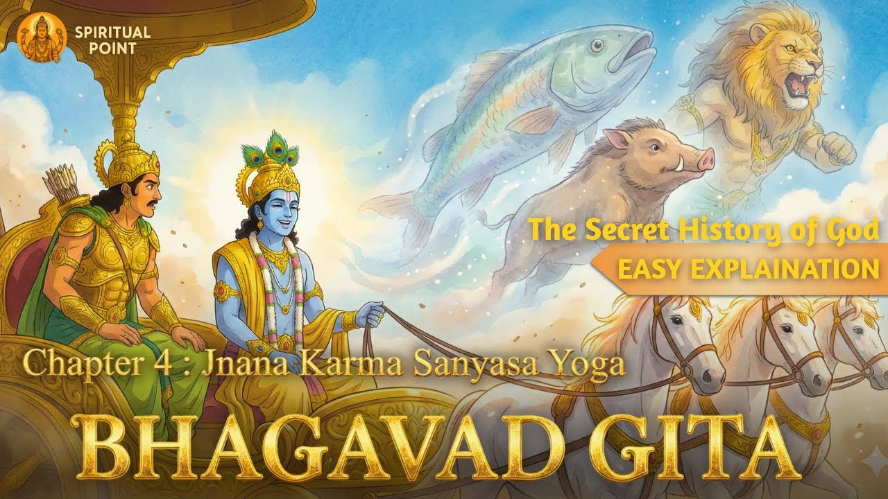 Bhagavad Gita Chapter 4: Jnana Karma Sanyasa Yoga (The Secret History of God)