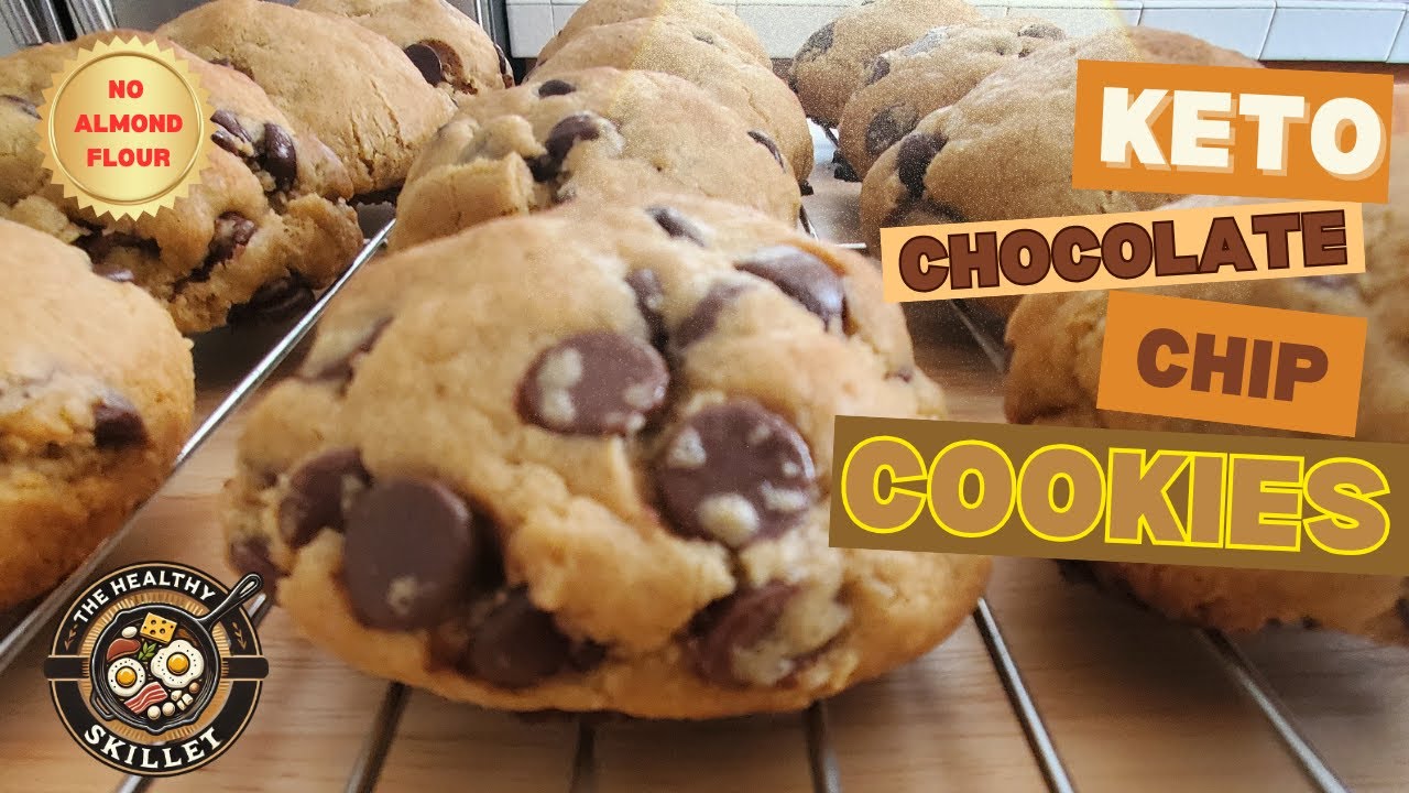 Keto (low-carb) World Famous Chocolate Chip Cookies   NO ALMOND FLOUR!!!