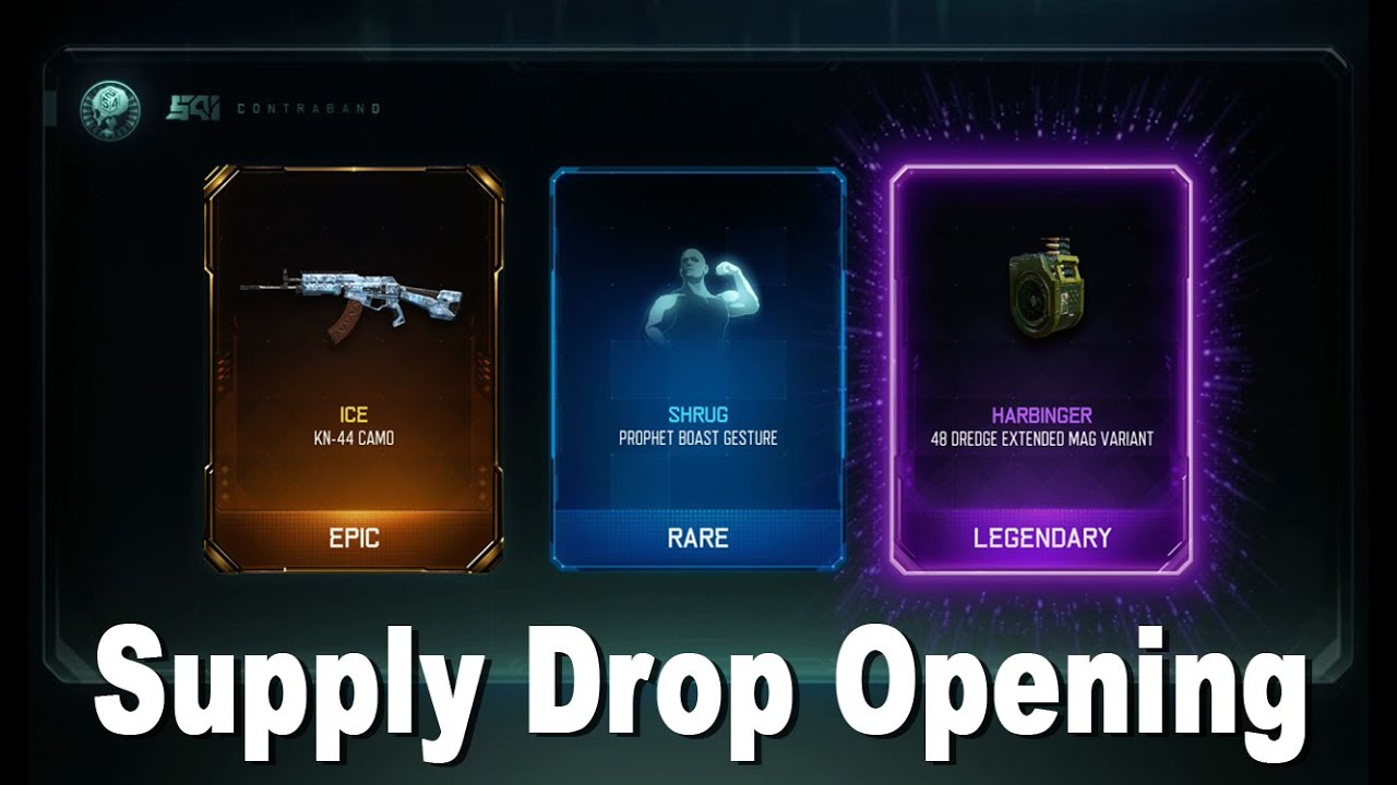 Call of Duty Black Ops 3 Supply Drop Opening Series: Part 4 Epic Ice Camo!