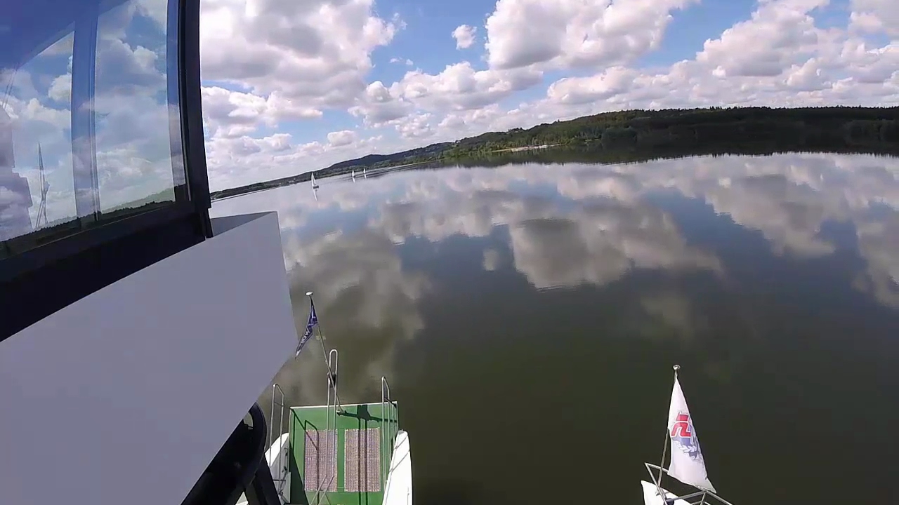 Rundfahrt auf dem Großen Brombachsee - Zeitraffer