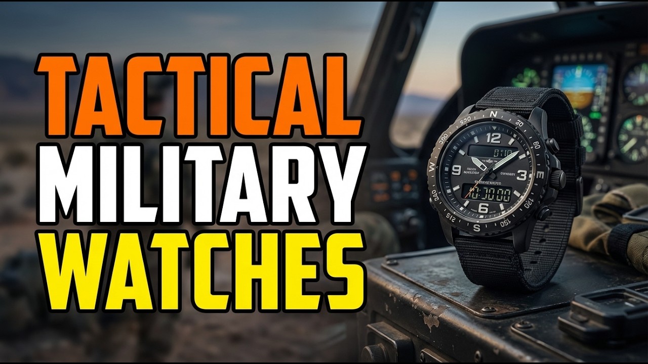 TOP 5 Best Tactical Military Watches 2026