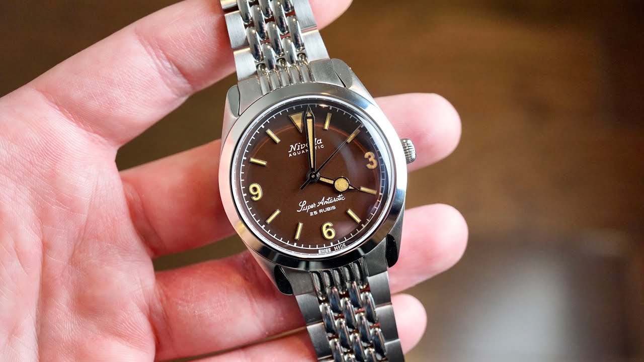 Nivada Grenchen Super Antarctic Tropical Dial Watch