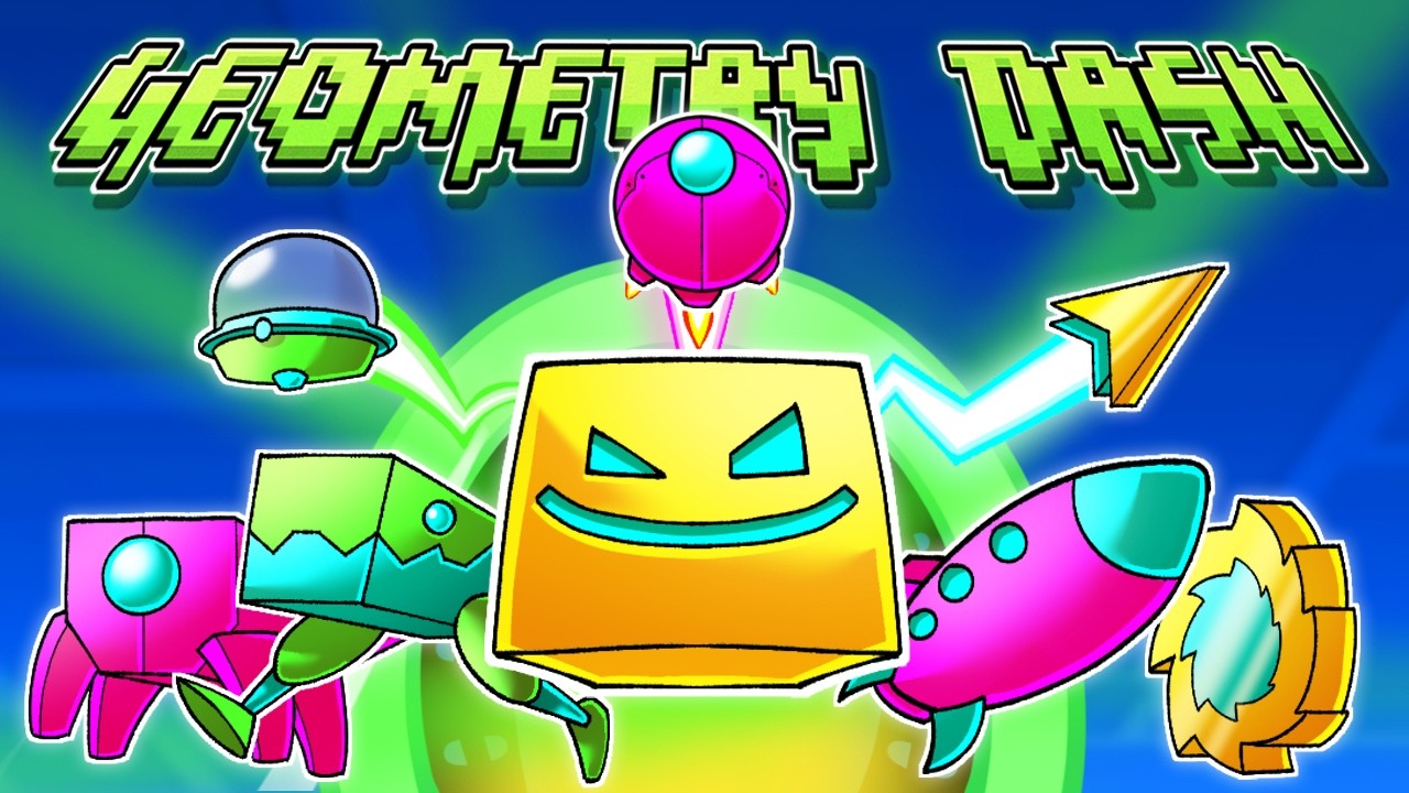 I Played Geometry Dash For The First Time - ALL LEVELS SUPERCUT