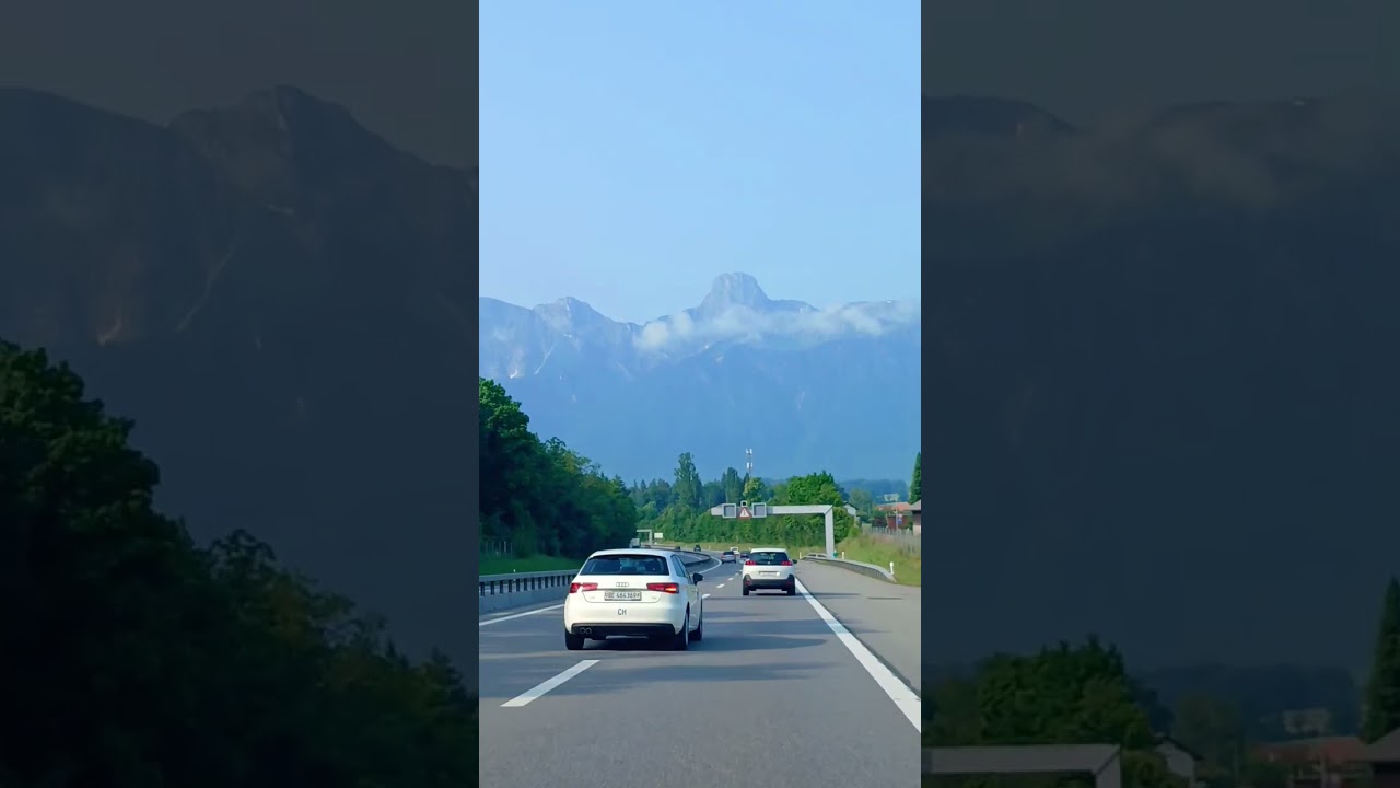 Beautiful roads in Switzerland🇨🇭    