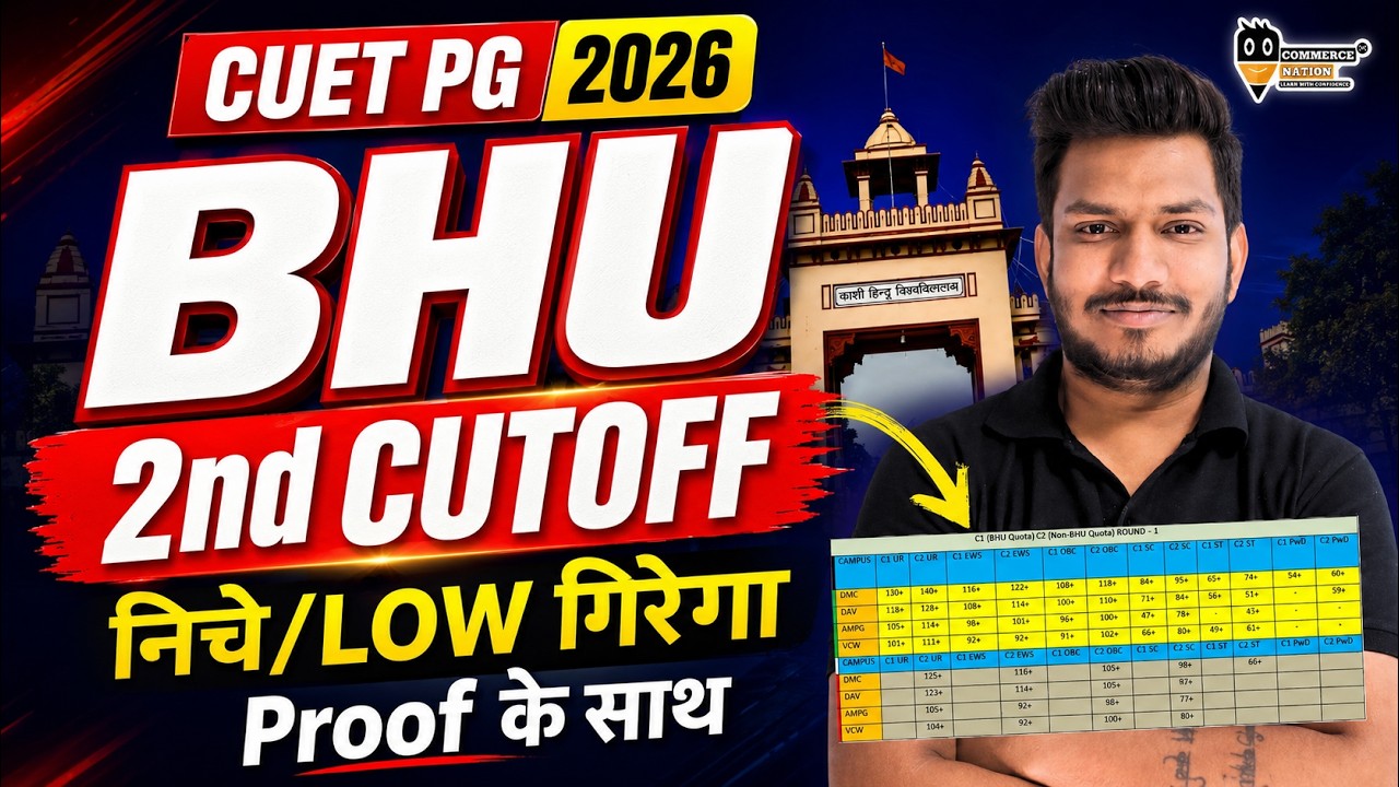 CUET PG 2026 | BHU 2-Й ПРОХОДНОЙ БАЛЛ 2026 БУДЕТ НИЖЕ, доказательства внутри, обязательно к просм...