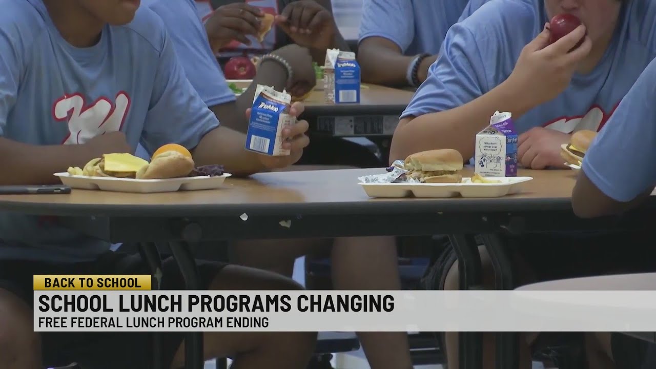 School lunches no longer free for all students