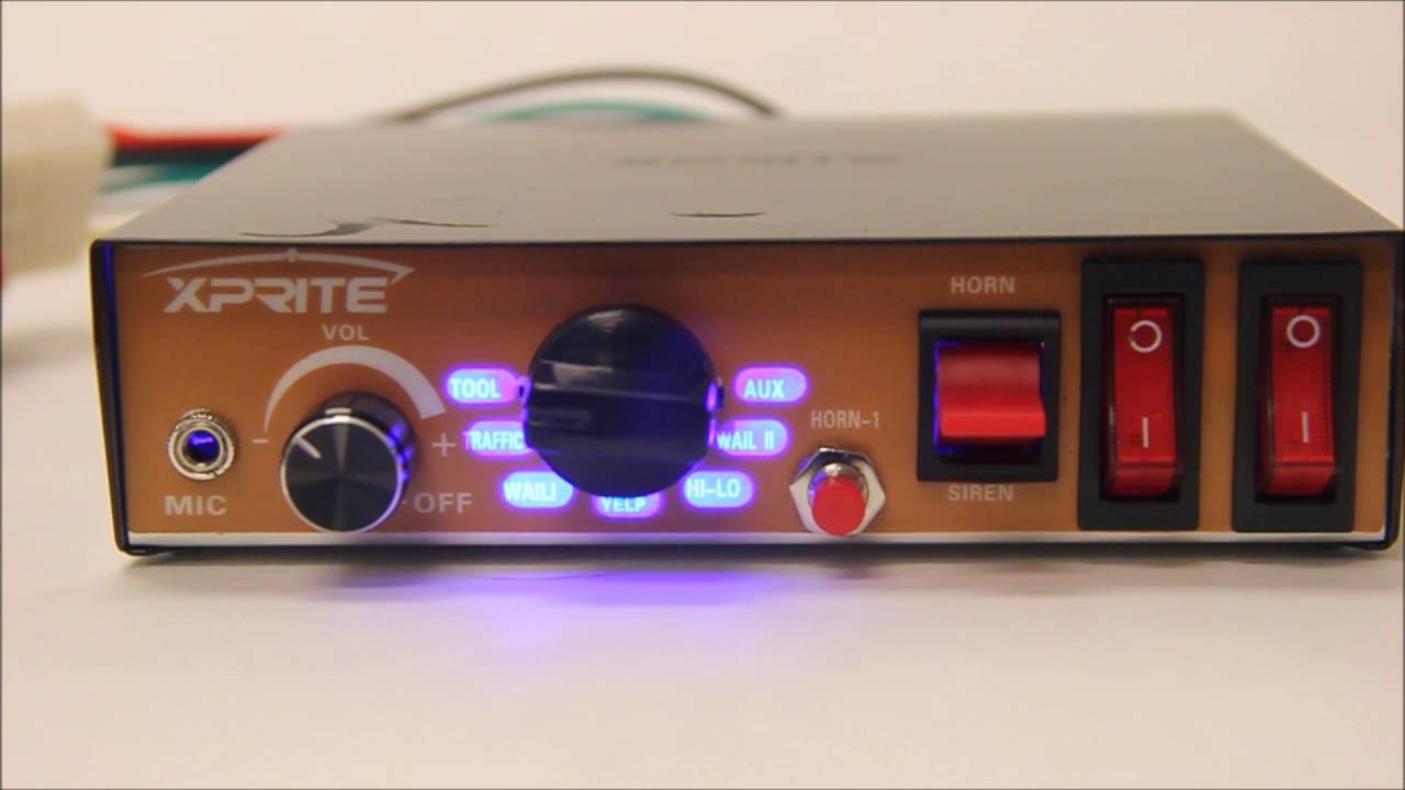 Xprite G2 200w Siren System with Control & Mic PA