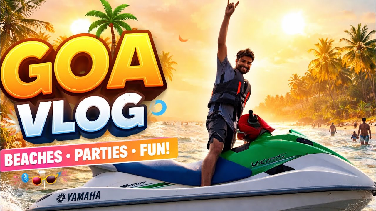 Goa Diaries 2026 | Sun, Sand & Crazy Vibes | Fahim,Shalini,Aditya 🌊