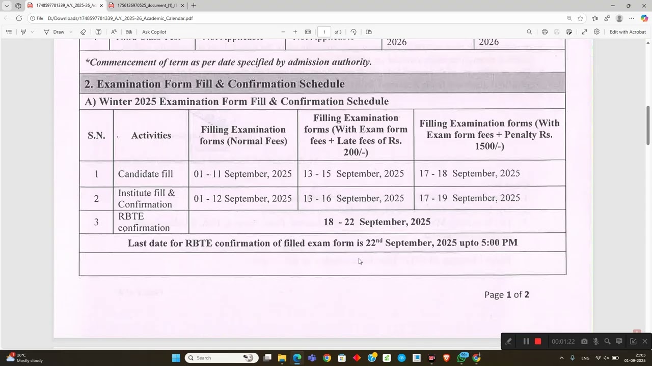 📢 MSBTE Winter 2025 Exam Form Date | Regular & Backlog Students | Complete Guide