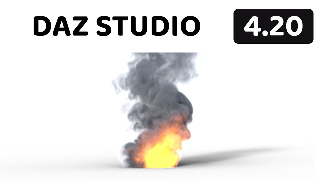 TUTO Daz Studio - Feu et fumée volumétrique avec OpenVDB