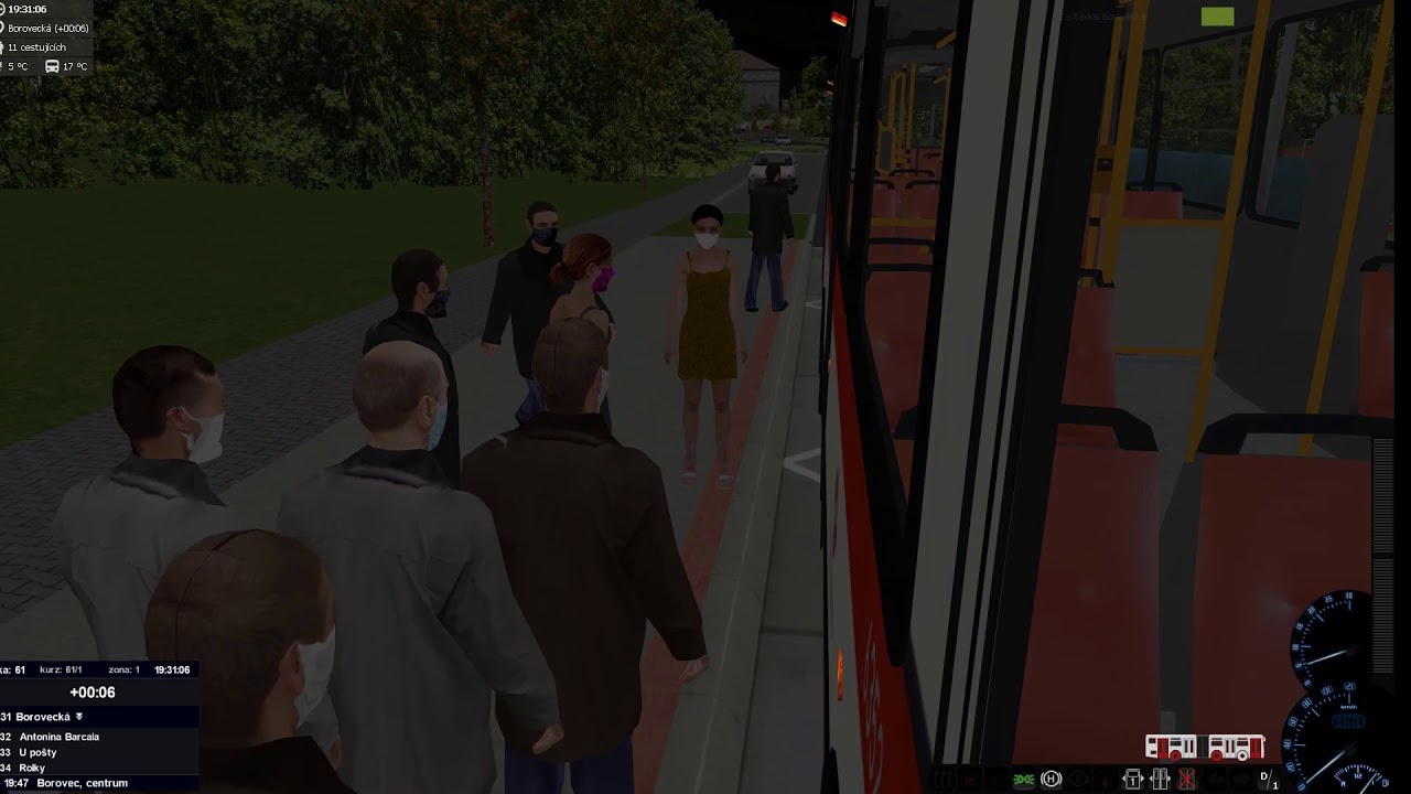 SIMT MHD - J&iacute;zda s Karosou B961E DPP na Lince 61  #SIMT #SimtMhd #SimtSimulator