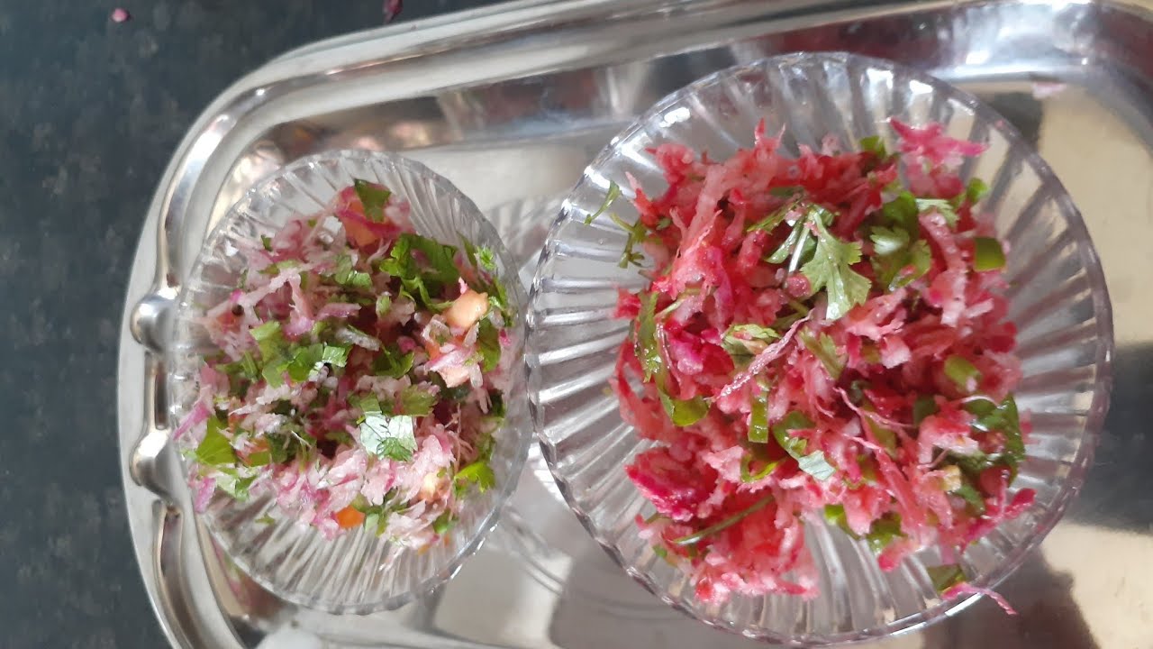 Lal Mooli ka salad