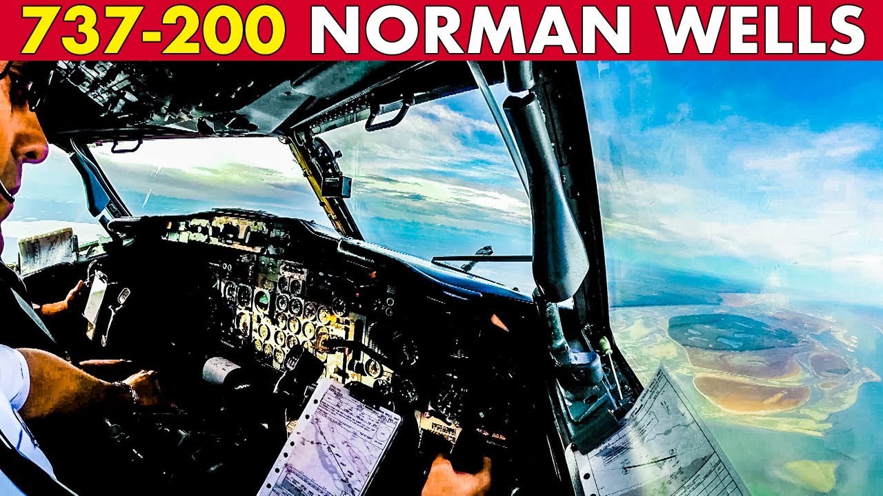 Piloting 737-200 into Norman Wells in Gusty Winds