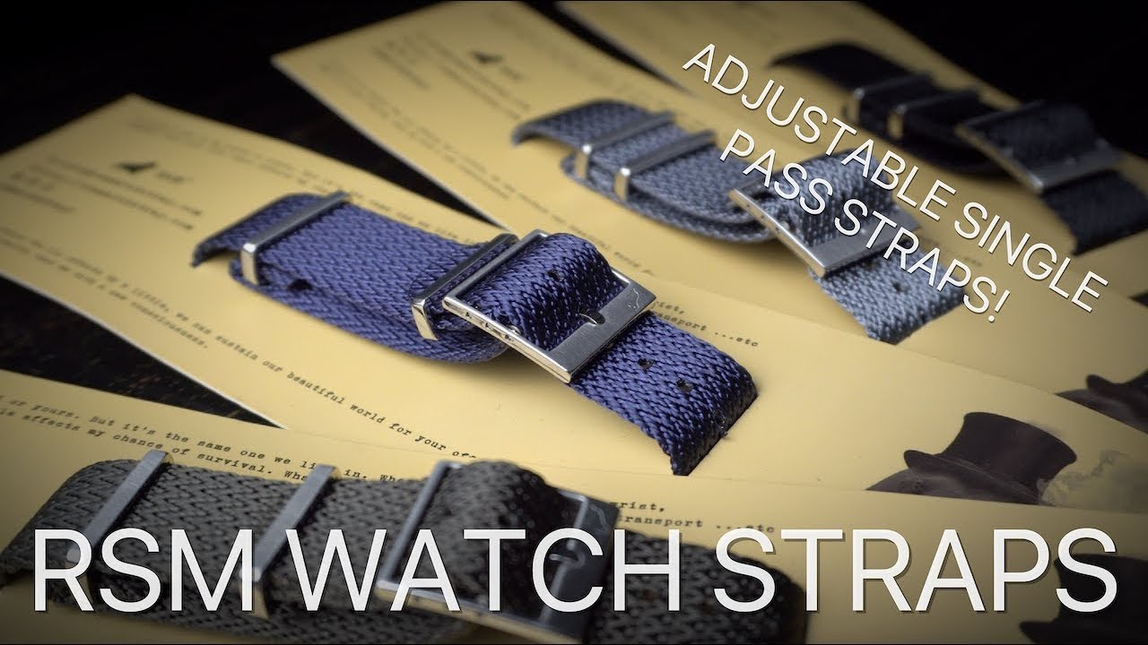 RSM Straps - Adjustable Length Single Pass Straps!