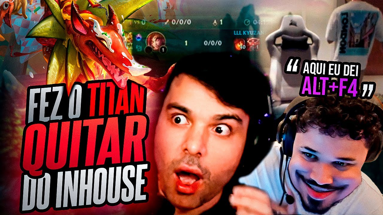 O DIA QUE TITAN E ROBO FORAM TILTADOS PELO MINERVA NO INHOUSE