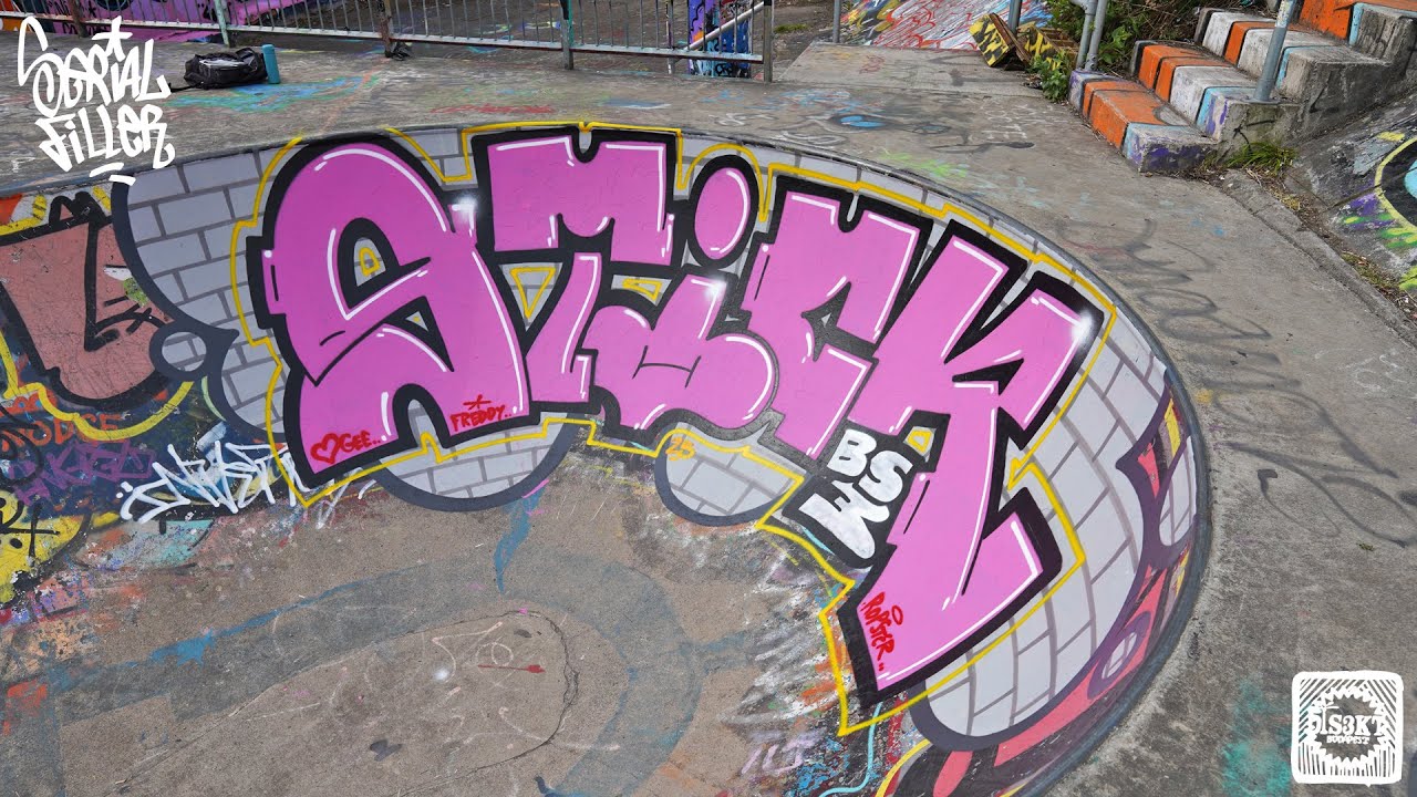 SERIAL FILLER #19 GRAFFITI Bricks at Dean Lane Skatepark