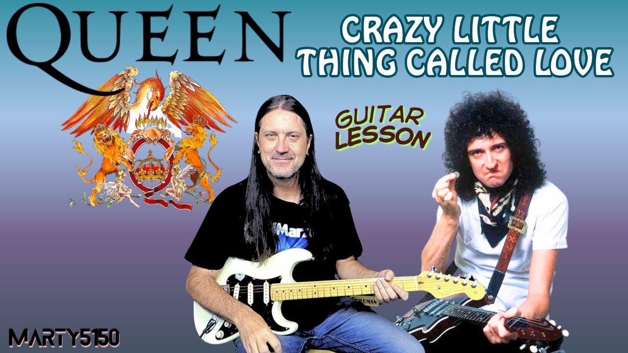 How To Play Crazy Little Thing Called Love By Queen - Guitar Lesson - Brian May - Freddie Mercury