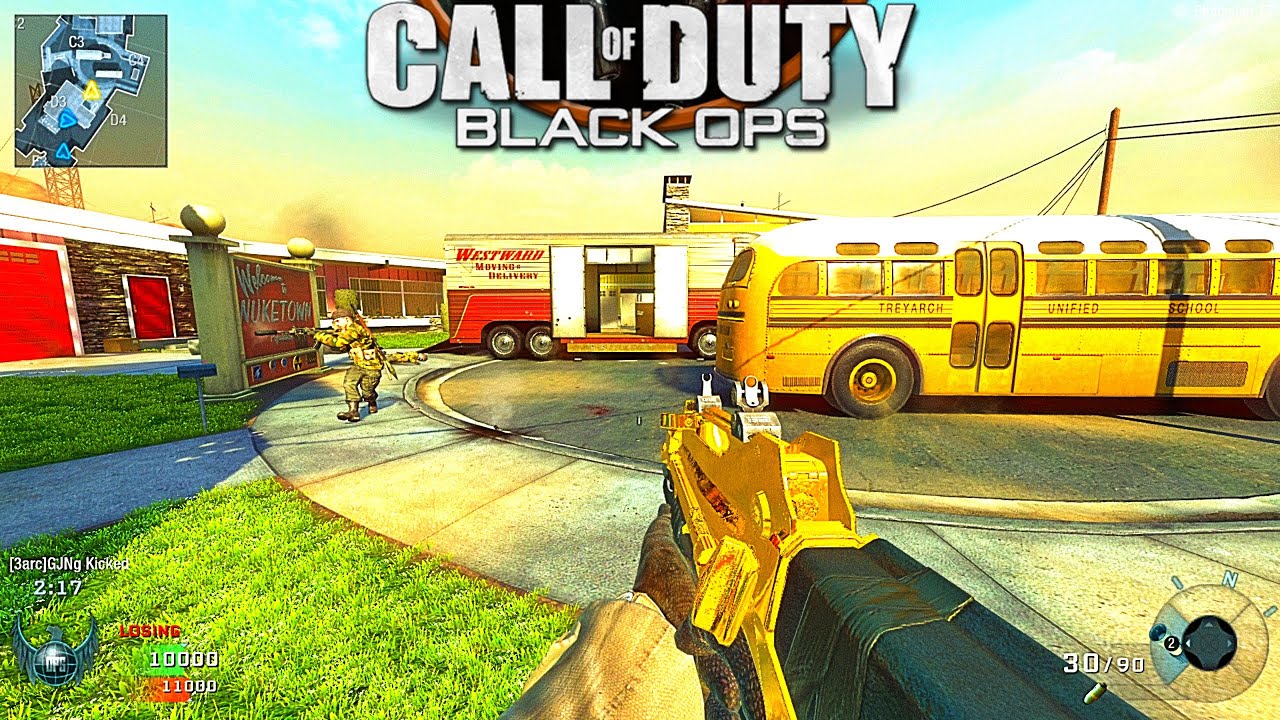 Call of Duty Black Ops 1 Multiplayer: Nuketown Gameplay (No commentary)