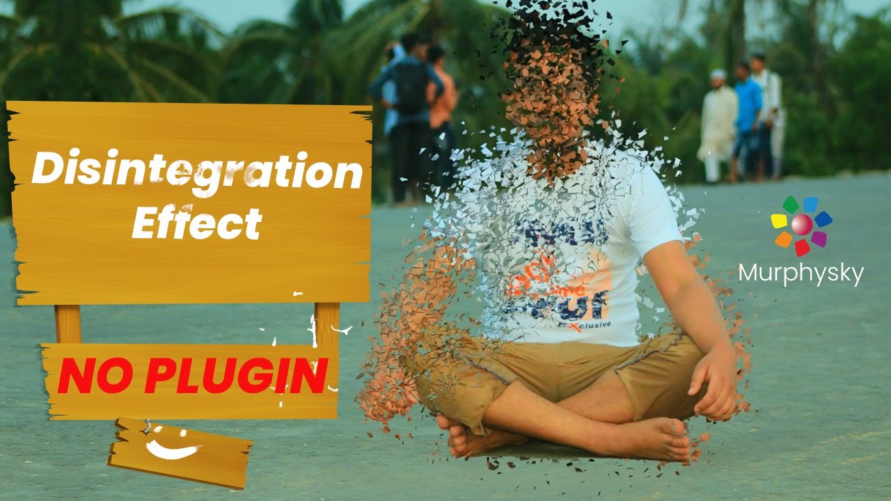 Disintegration Effect | Without any plugin | After effect CC Tutorial