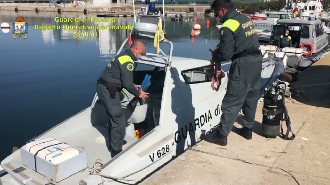 ROAN  Guardia di Finanza Alghero e Cagliari. Operazione per contrasto  pesca illegale 2904 21