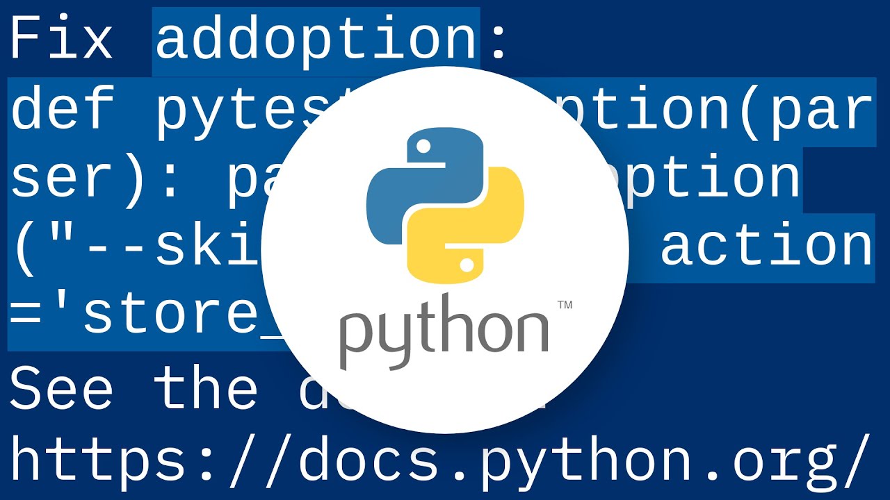 How to skip setup and teardown in unittest case while using pytest and commandline option?