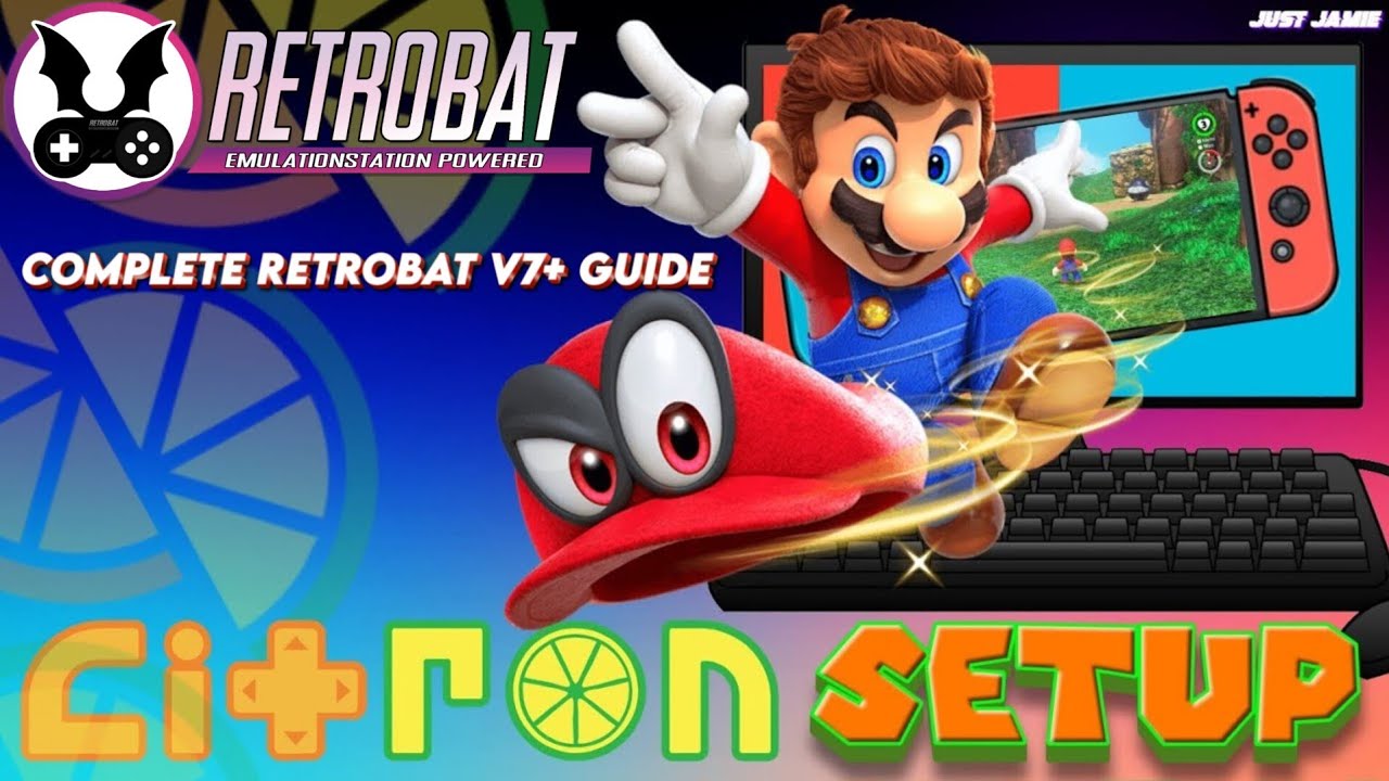 Руководство по настройке эмулятора Retrobat☆Switch Citron 2025 #retrobat #switchemulator #emulator