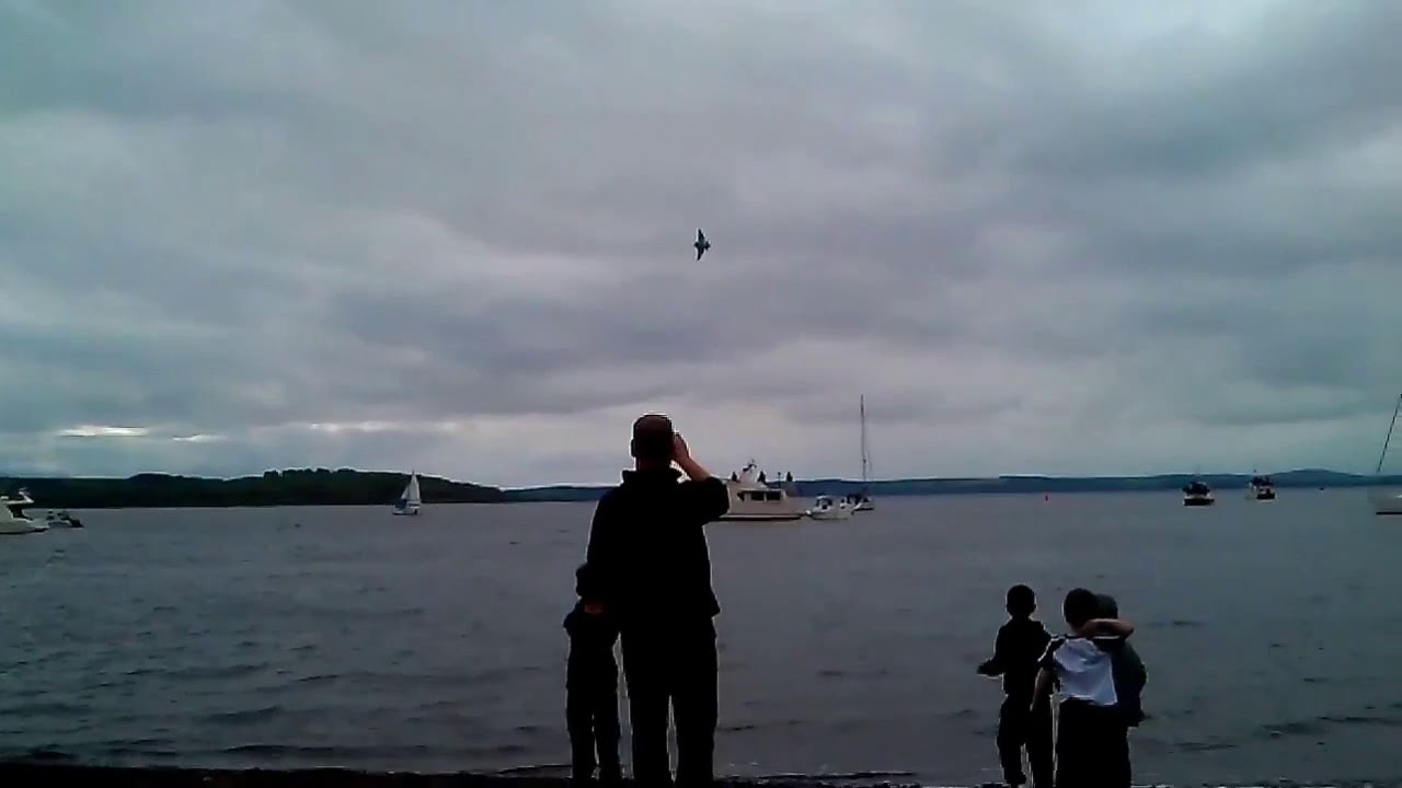 Typhoon fighter at Largs Viking Festival 2012